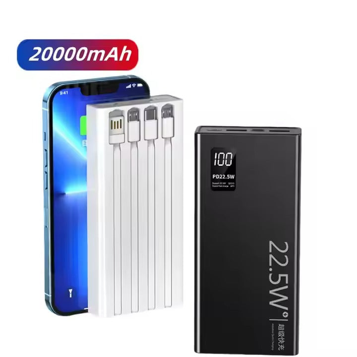 Powerbank carga rápida 4 en 1